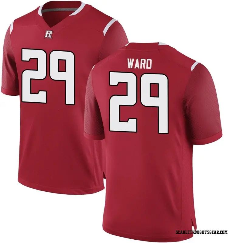 Game Men's Timmy Ward Rutgers Scarlet Knights Scarlet Football College Jersey