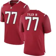 Game Youth Willie Tyler III Rutgers Scarlet Knights Scarlet Football College Jersey