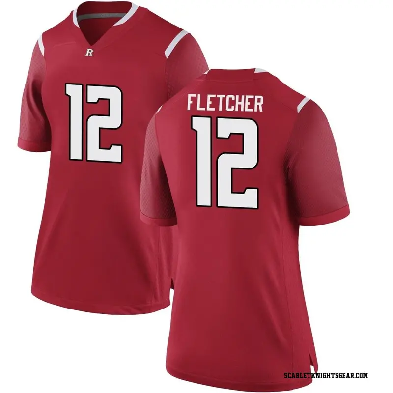 Replica Women's Kenny Fletcher Rutgers Scarlet Knights Scarlet Football College Jersey